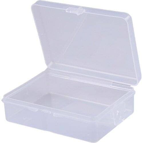 Hot! Multipurpose Transparent Plastic Storage Box Clear Square Box 9cm*6.5cm*3cm