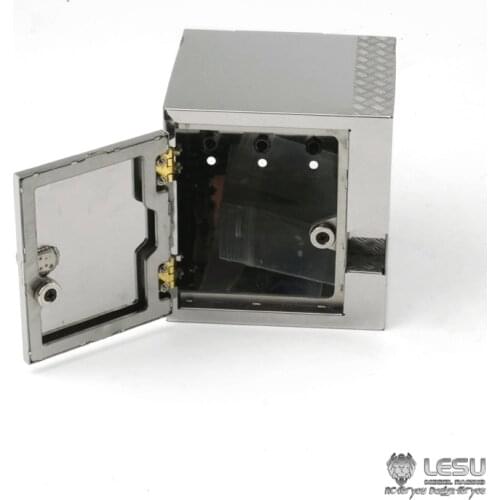 LESU Openable Metal Tool Box for RC 1/14 TAMIYA MAN Tractor Truck Dumper Model DIY Car