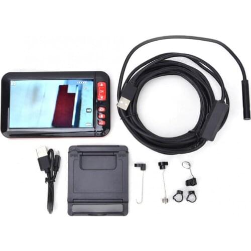 4.3" Screen Multi-functiol Endoscope Camera High Precision Industrial Endoscope Borescope 5m Hardwire Meter