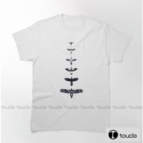 New Australian Birds Bandw MenS Short-Sleeve Heavyweight Workwear Pocket T-Shirt Unisex muscle fit shirt