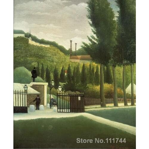 Landscapes painting The Toll House Henri Rousseau art on canvas Hand painted High quality