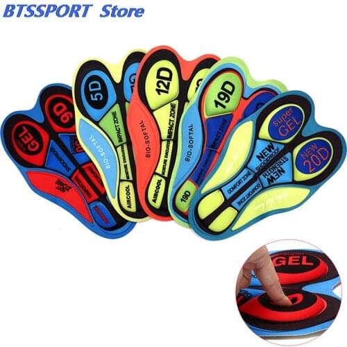 Cycling Shorts Cushion Breathable 20D Pads Bike Riding Base Cushion Outdoor Biking Underwear Silica Gel Pad Riding Accessories