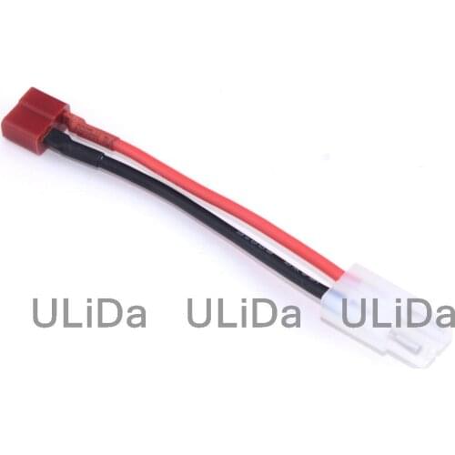Female Deans T Plug to Male Tamiya Connector Conversion Cable 16AWG Airsoft Gun Battery RC Drone Car Battery Adapter