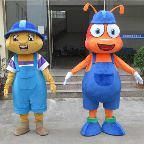 High quality EVA Material Helmet Rapid Customization Ant Mascot Costumes Unisex Cartoon Apparel