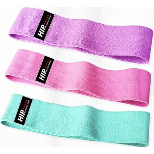 Fabric Booty Resistance Bands Hip Circle Exercise Cotton Bands Thigh Butt Squat Fitness Rubber Bands Elastic Workout Glute Loop