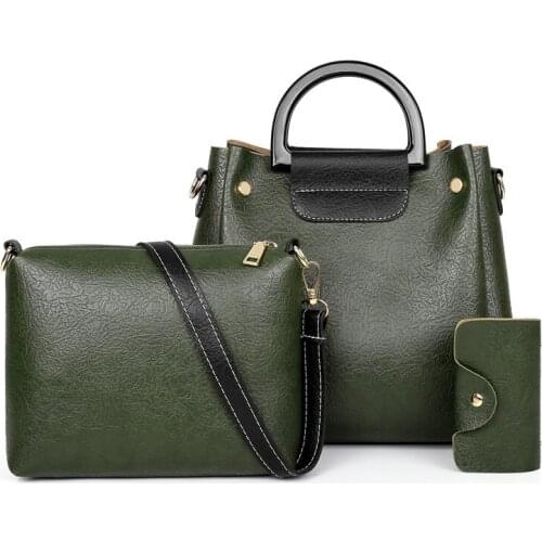 WxfbBaby 2020 New Female bags 3pcs panelled Composite Bag Korean fashion trends girl women Ladies messenger bags single handbag