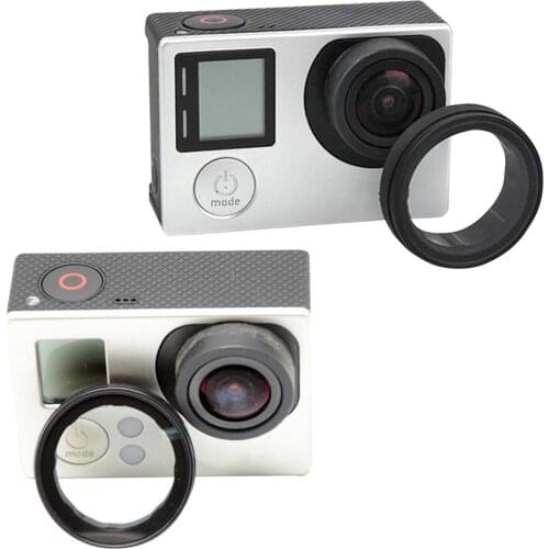 For GoPro Hero 3 3+ 4 Camera Protective Clear Glass UV Lens Protector Cap Cover Case For Go Pro Sport Camera Lens Protector