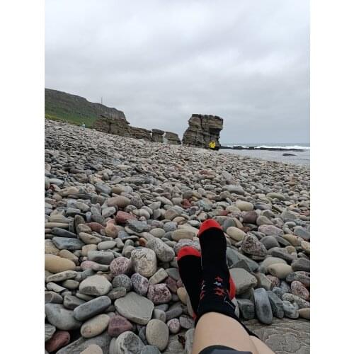 RANDY SUN Quality Rainyproof Hiking Waterproof Breathable Women Socks Outdoor Sports Skiing Fishing Hunting Cycling Socks 1 Pair