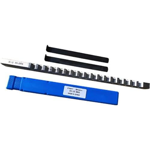 12mm D Push Type Keyway Broach Cutter & Shim HSS High Speed Steel CNC Cutting Tool with Shims New