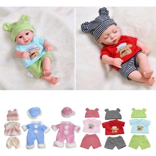 2-4 Set Handmade Baby Doll Clothes Dress Outfits Costumes For 11.8inch Doll Accs