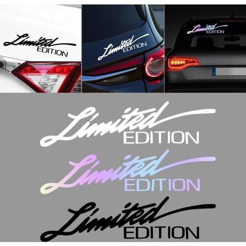 Car Sticker LIMITED EDITION Creative Vinyl Decal for Hyundai I30 Tucson Peugeot 308 206 307 407 207 208 508 2008 3008 5008 106