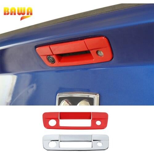 BAWA Car Stickers for Dodge RAM Car Tailgate Handle Decoration Cover Stickers Accessories for Dodge RAM 2010-2017