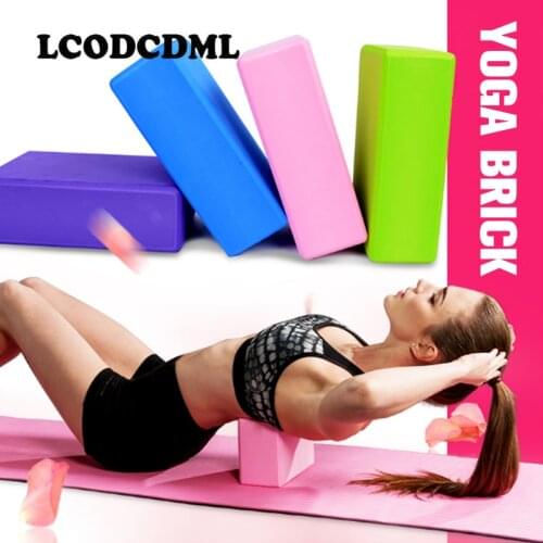 High Density EVA Yoga Blocks For Fitness Dancing 23cm*15cm*7.5cm Yoga Brick Yoga Sport Auxiliary Tools