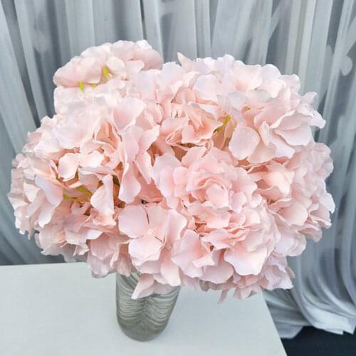 9 Colors Silk Hydrangea Bouquet Wedding Party Diy Fake Flowers Living Room Home Decoration Accessories Artificial Flowers