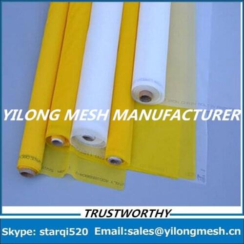Fast Delievery!!! Yellow 15 Meters 140T(280mesh)-165cm Monofilament Polyester Silk Screen Printing Mesh
