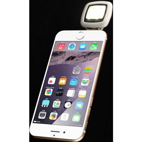 Dinto 3.5mm Earphone Jack 16 LED flash light smartphone Photography Selfie led Spotlight for iPhone and Android Devices