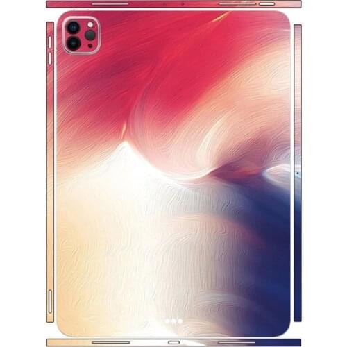 For iPad Pro 2021 2020 2018 12.9 11 Cases 3M Films Back Film Full Covers Aurora Decal Skin Protector Sticker for iPad Air 4 Case