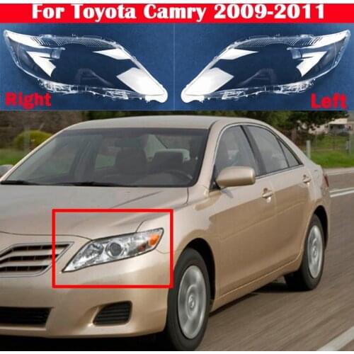 European and American version Transparent Headlight Glass Shell Lamp Shade Headlamp Lens Cover For Toyota Camry 2009 2010 2011