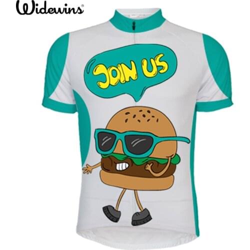 Hamburger coin us men/Women Cycling Jersey Bike Bicycle Short Sleeve Sportswear Cycling Clothing Pretty 5660