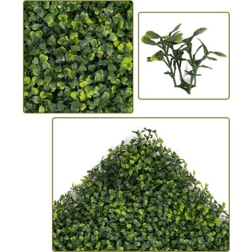 Artificial Grass Fake Lawn Boxwood Panels Topiary Hedge Plant Privacy Hedge