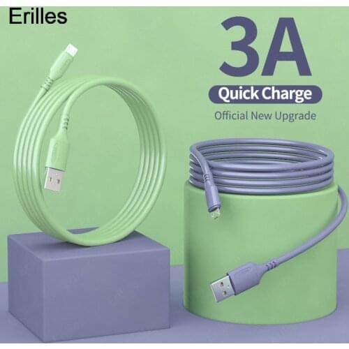 Micro USB Cable Fast Charging USB Phone Charger Adapter Data Cables For Samsung Galaxy S8 Xiaomi Liquid Silicone Microusb Cable