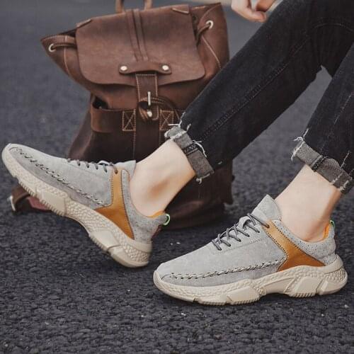 Korean winter fashion men espadrilles black gym for Male vintage leather 2020 walking top mens sneakers white male Casual Mens