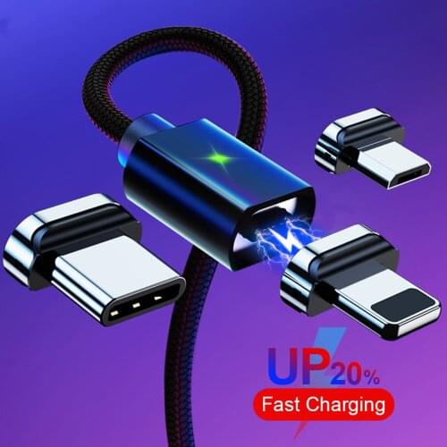 Magnetic Cable Micro USB Type C Magnetic Charging Cables Magnetic Charger for iPhone 12 Pro Samsung Huawei Xiaomi Quick Charge
