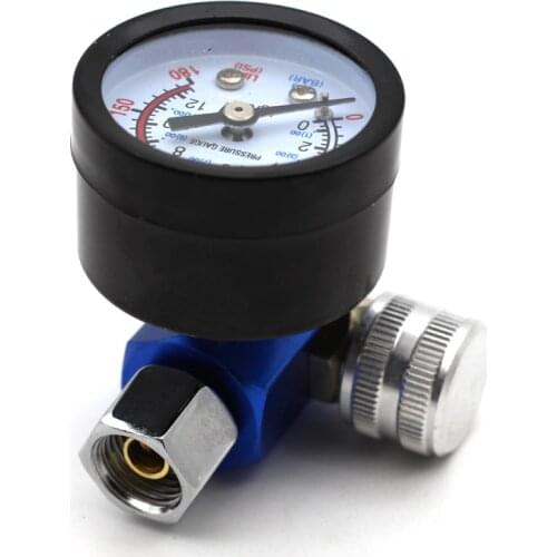 HVLP Spary Gun Regulator Air Pressure Regulator Auto Paint Air Regulator Spray Gun Adjustable Regulating Gauge Air Tool