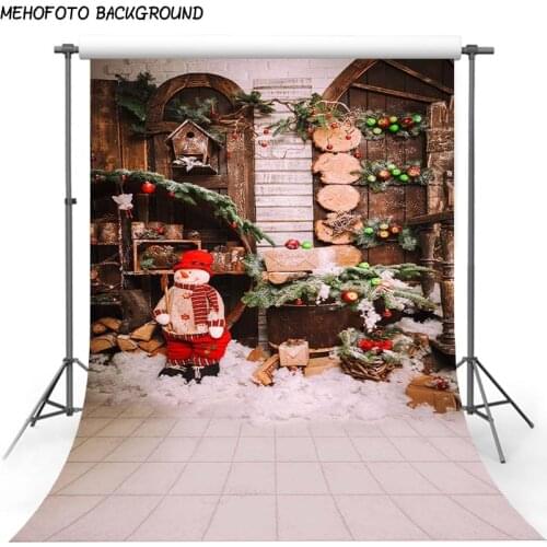 Christmas Background Fireplace Tree Winter Snow Window Backdrop Interior Baby Birthday Photography Background For Photo Studio