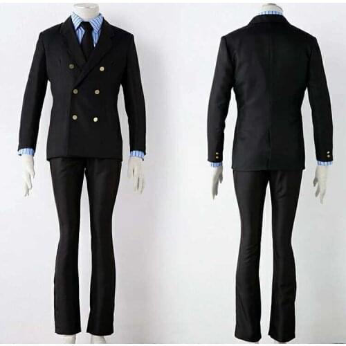 S-3XL Hot One Piece Anime Cosplay Halloween Vinsmoke Sanji Cos Man Woman Uniform suits Cosplay Costume