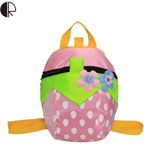 Kindergarten School Backpack for 1-3 years Girls Snack traval bags Fruit backpack Nylon flower bags Children backpack