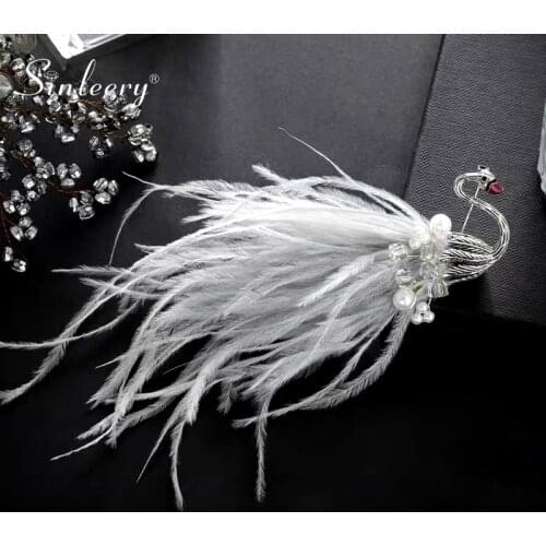 SINLEERY Bird Brooches For Clothes