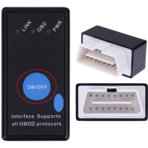 Super V2.1 Elm327 Bluetooth Elm 327 Obd2 ObdII Can-bus Diagnostic Tool Auto Car Scanner Switch Works On Android Symbian Windows