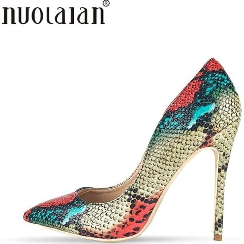 Brand Shoes Woman High Heels Women Pumps Stiletto Thin Heel Womens Shoes Pointed Toe High Heels Wedding Shoes 12cm/10cm/8cm