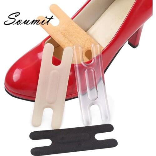 Women Thickened Silicone Invisible Heel Protector Sticker Heel Pain Anti Friction Heel Liner Strip High Heeld Shoes Insoles