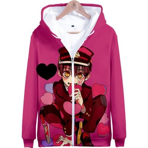 Toilet-Bound Hanako-kun Jacket Top Coat Adult 3D Printed Cosplay Costume Nene Yashiro Colorful Coat Hoodie Sports Jacket