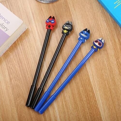 1pcs Cat Pet Man Gel Pen0.5mm Cute Pen Cartoon Stationery Cute Gel Pen Student Novelty Writing Pen Kawaii School Supplies