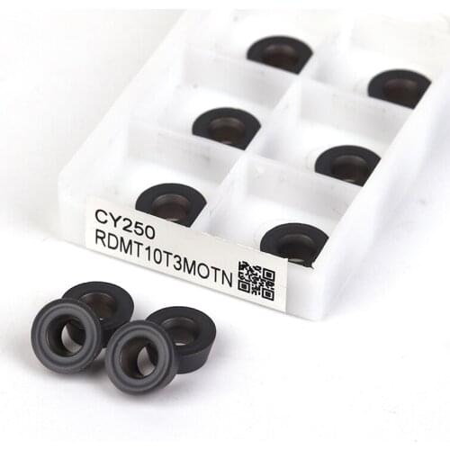 10PCS RDMT0802 RDMT10T3 RDMT1204 MOTN CY250 100% original milling carbide insert Lathe Milling Mill cnc tools