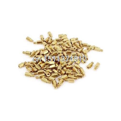 100 Pcs Standoff Hex Spacer Screw Nut M2x4 for Surveillance Camera Parts