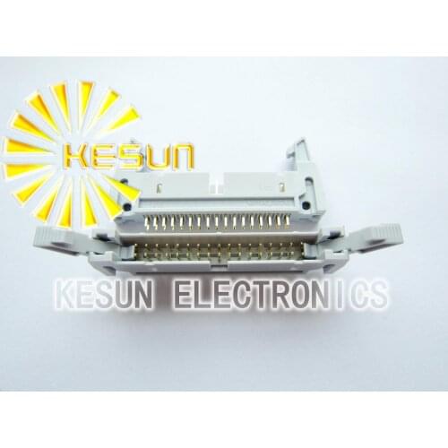 100PCS/LOT Full Gold 3U Gold-plated DC2-34P 2.54mm Straight Male Box Header With Ear High quality