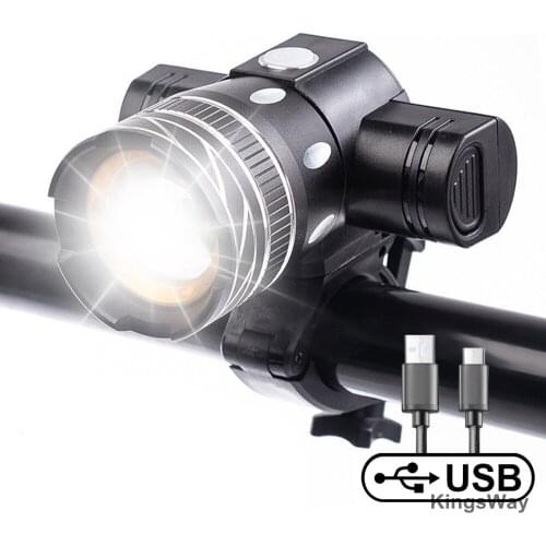 15000LM LED Mountain Cycling Head Light Waterproof XM-L T6 LED MTB Bicycle Light Bike Front Rear Light Set With USB