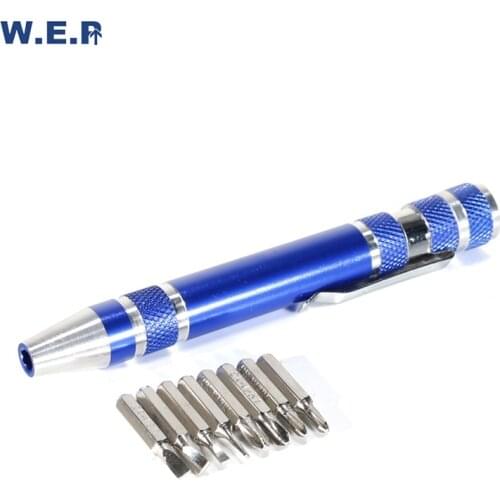 WEP 8 In 1 Precision Screwdriver Repair Screwdrivers Kit for Iphone Computer Welding Hand Tool