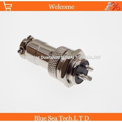 Free Shipping 5pair=10pcs 3 Pin 16mm Male & Female Wire Panel Connector kit GX16 Socket+Plug for aviation,computer ect