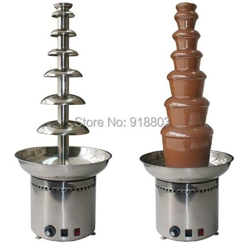 Free Shipping 110v 220v Electric 7 Tiers 103cm Party Hotel Commercial Chocolate Fountain Fondue