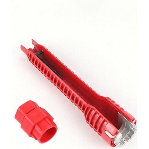 8 In 1 Flume Wrench Anti-slip Kitchen Sink Repair Wrench Bowl Bathroom Kitchen Faucet Assembly Plumbing Installation Wrench Tool