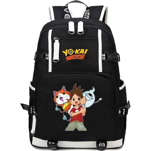 Hot Game Yo-Kai Watch Backpack School Students Boys Girls Printed Backpack Laptop Bags women men Travel canvas Rucksack