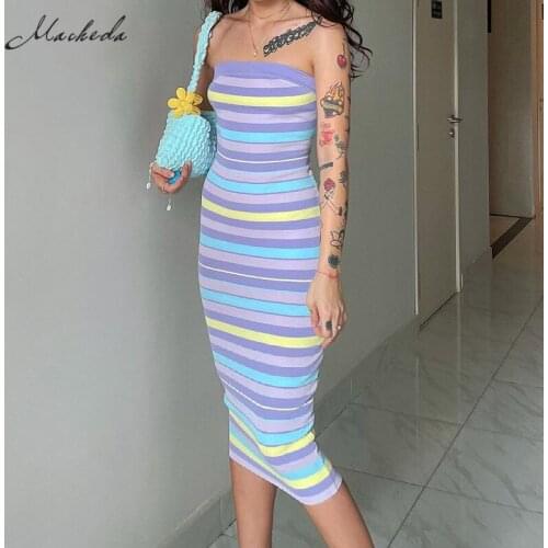 Летние платья в полоску Macheda China At AliExpress