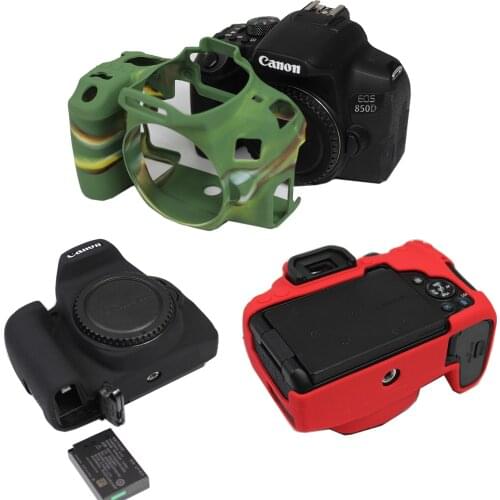 Soft Silicone case for Canon EOS 850D kiss X10i Rebel T8i camera bag Rubber Cover Protective shell Skin portable