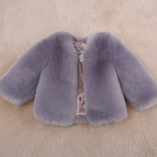 New Girl Fur Vest Thick Baby Girl Winter Clothes Girls Vest Kids Waistcoat for Girls Snowsuits Kids Vest Faux Fur Children Coats
