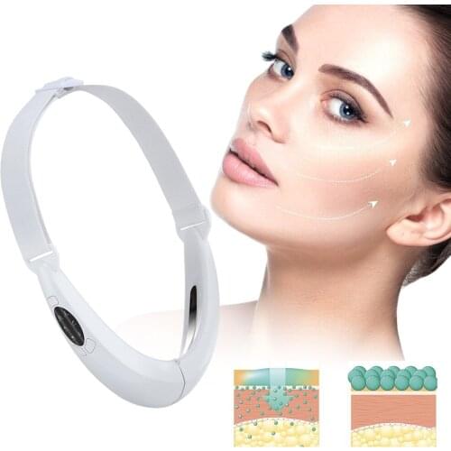 New Style Devices Microcurrent V Face Shaping Facial Massager Light Therapy Slimming Reduce Double Chin Beauty Apparatus